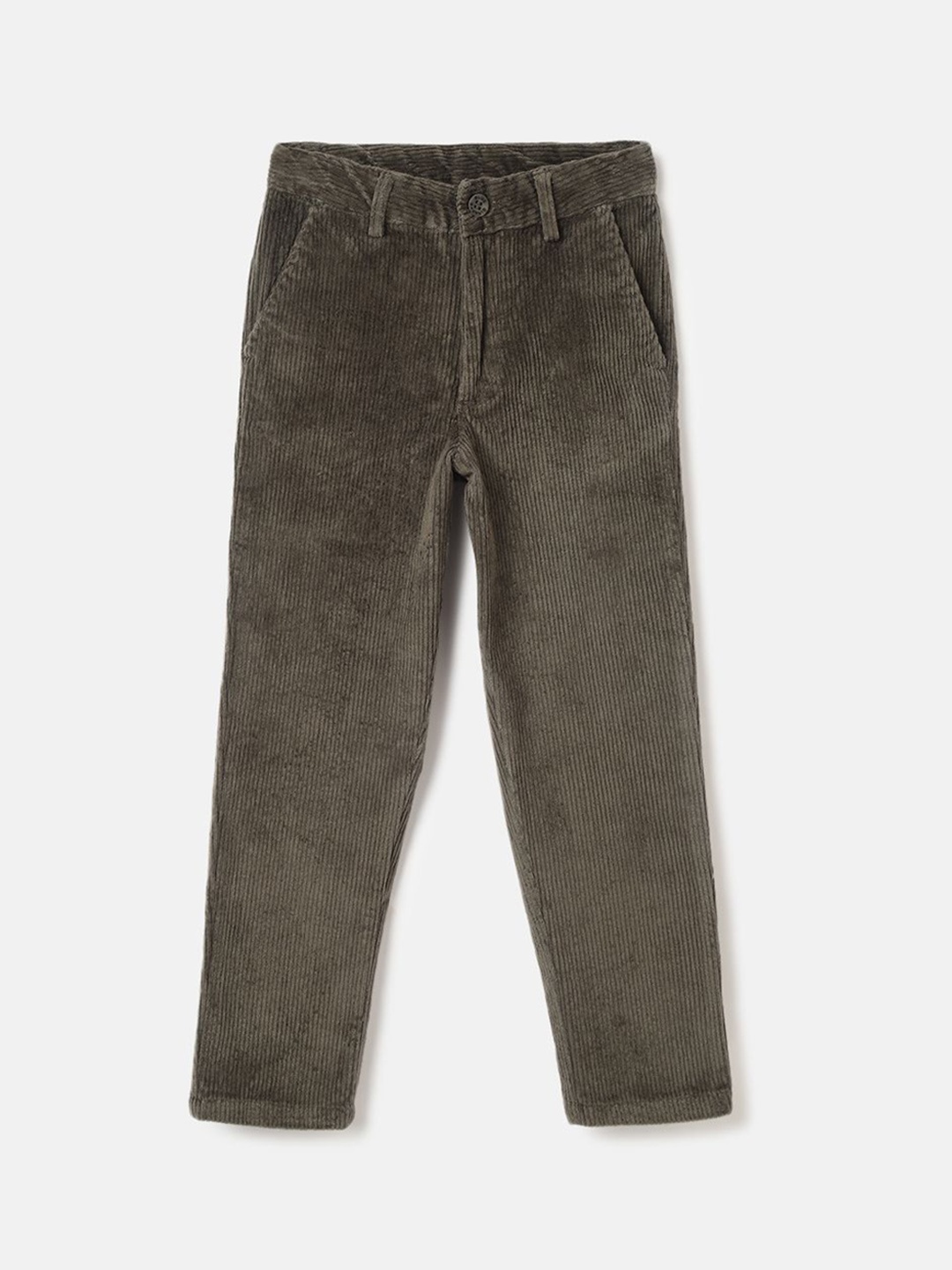 

Blue Giraffe Boys Mid-Rise Regular Trousers, Olive