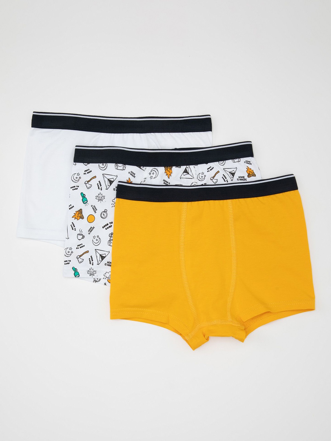 

DeFacto Boys Pack Of 3 Trunks 234724297-WT34, White