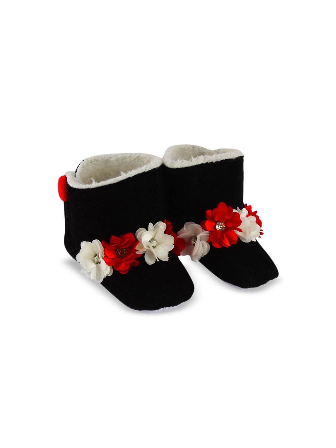 

Daizy Kids Girls Soft Long Booties, Black