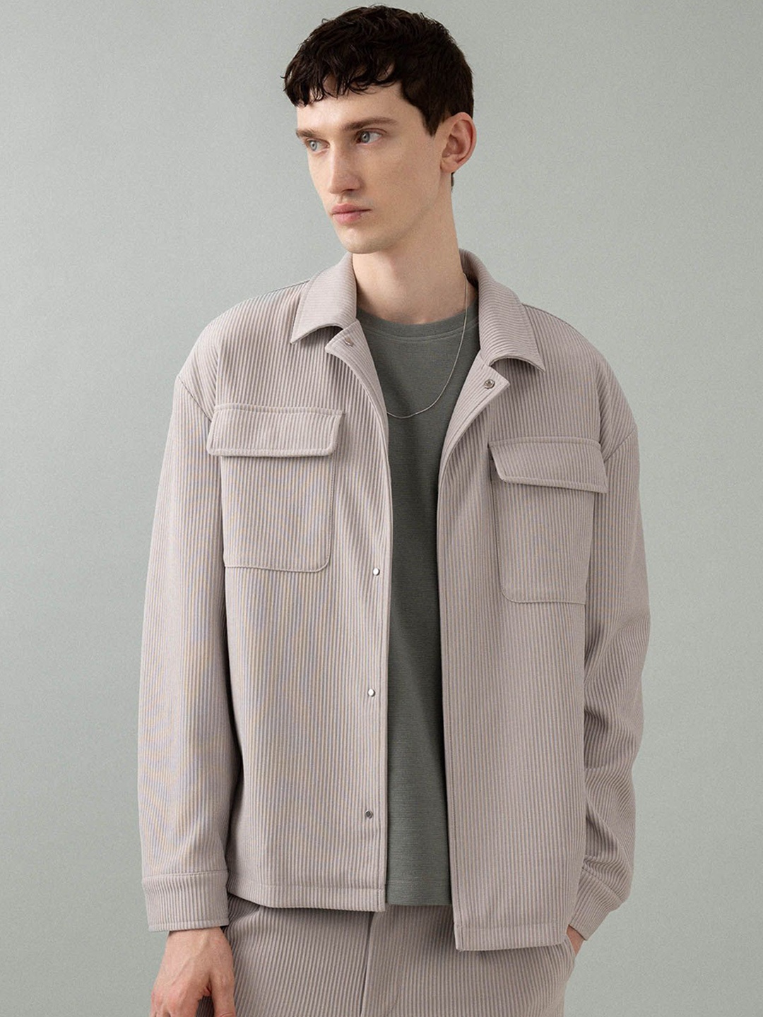 

DeFacto Men Crop Tailored Jacket, Na