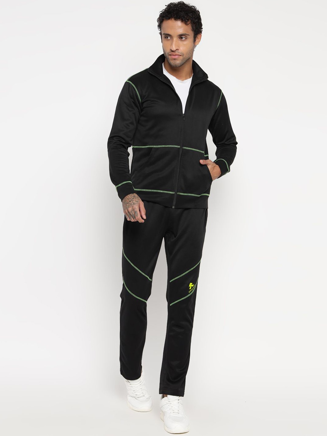 

OFF LIMITS Men Mid-Rise Tracksuit, Black