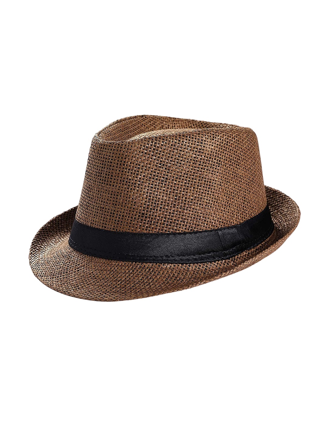 

Infispace Women Brown Self Design Fedora Hat