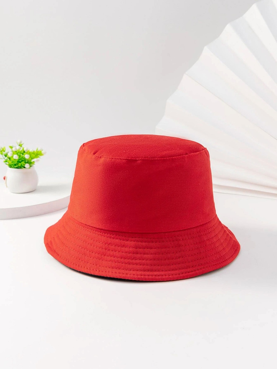 

Infispace Women Red Solid Sun Hat
