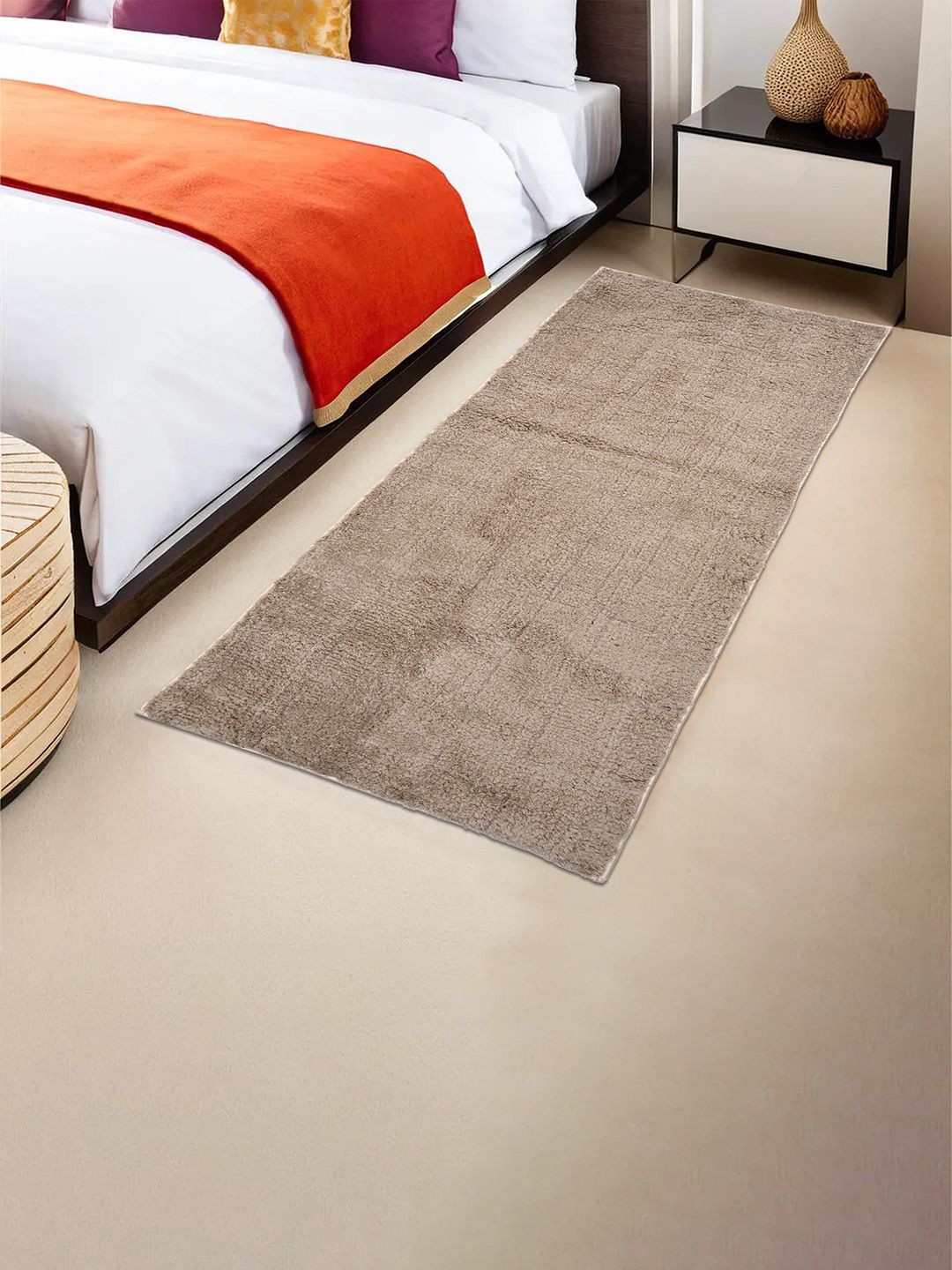 

Kuber Industries Cream Anti-Skid Rectangular Runners