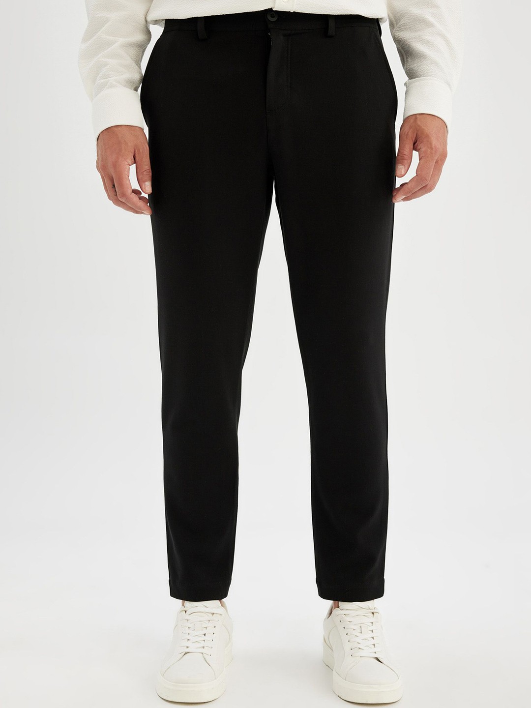 

DeFacto Men Chinos Trousers, Black