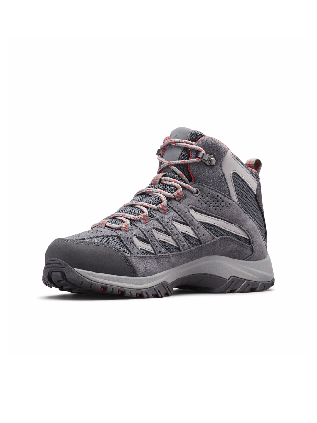 

Columbia Crestwood Mid Waterproof Women Synthetic Hiking & Trekking Shoes, Grey