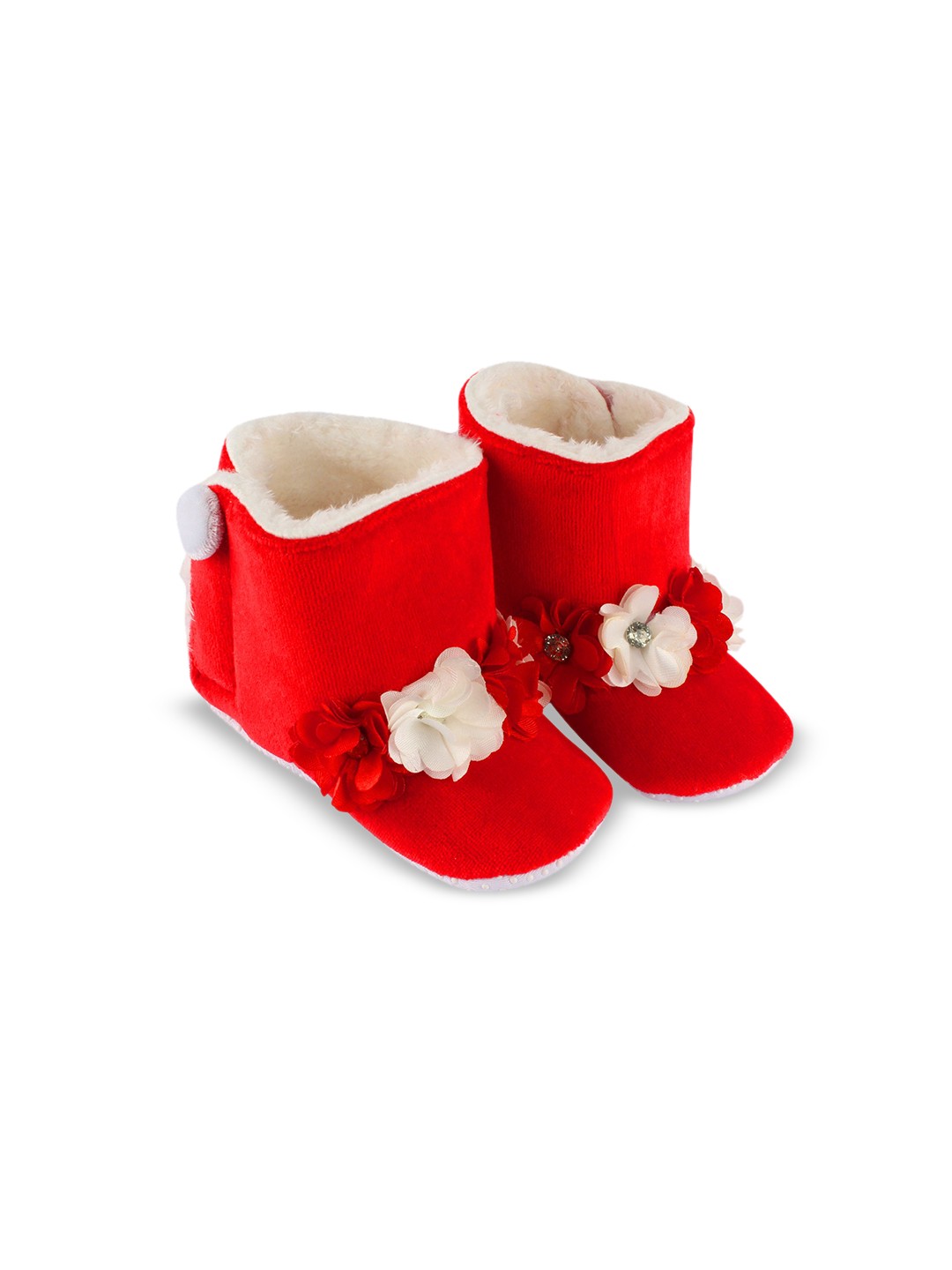 

Daizy Kids Soft Long Booties, Red