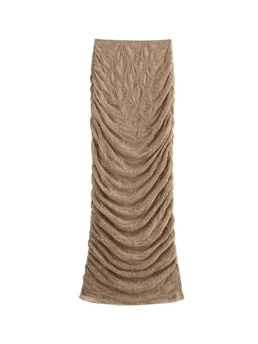 

LULU & SKY Embellished Pencil Maxi Skirts, Khaki