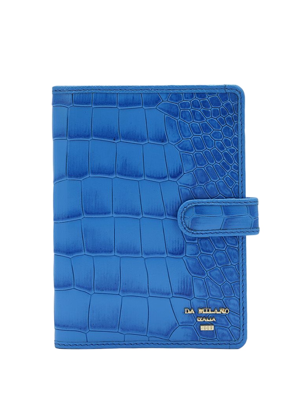 

Da Milano Textured Passport Cover Travel Accessory, Blue