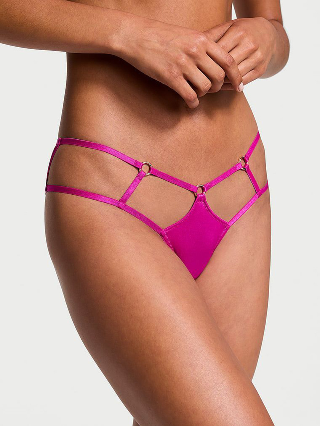 

Victoria's Secret Women Cage Low-Rise Basic Briefs 1124925506T2, Pink