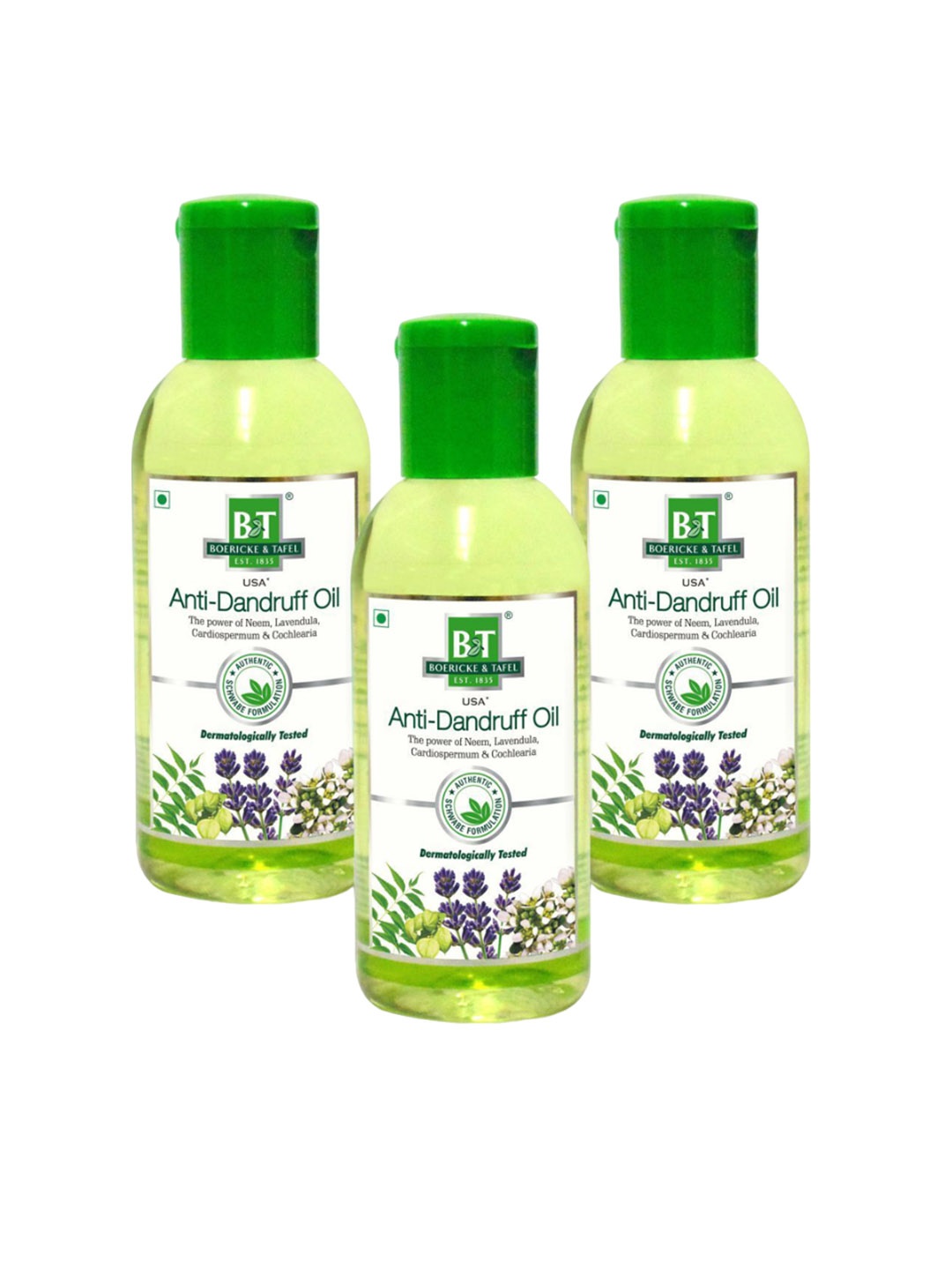 

BOERICKE & TAFEL Set Of 3 Anti Dandruff Hair Oil - 150 ml, White