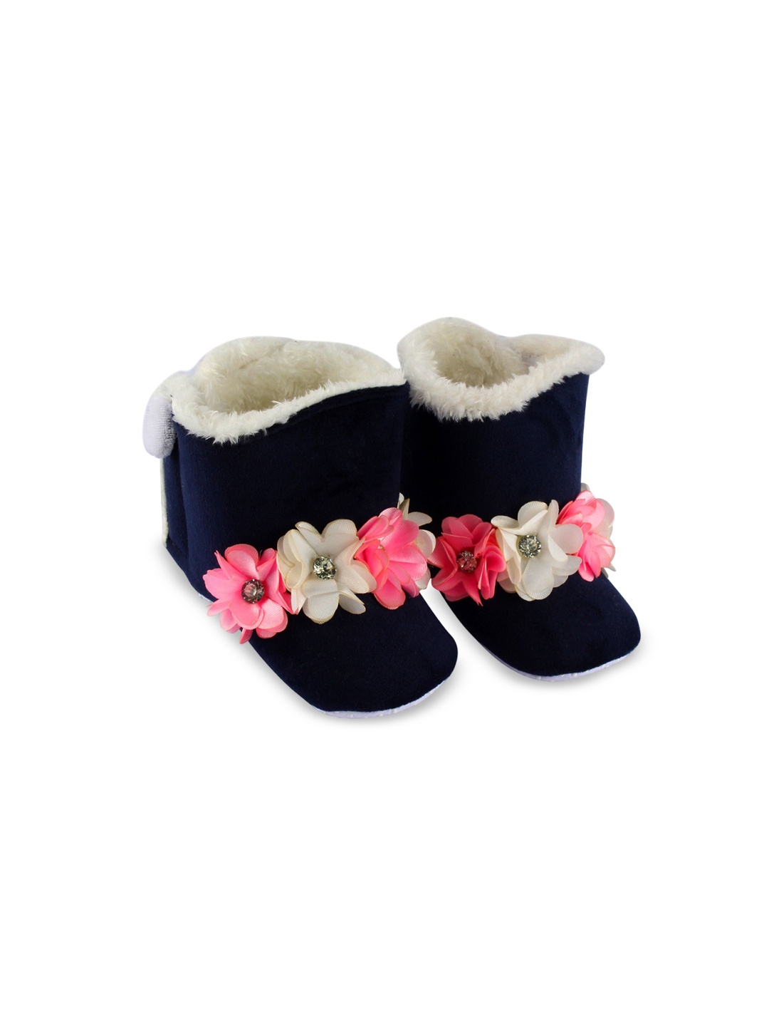 

Daizy Kids Girls Soft Long Booties, Navy blue