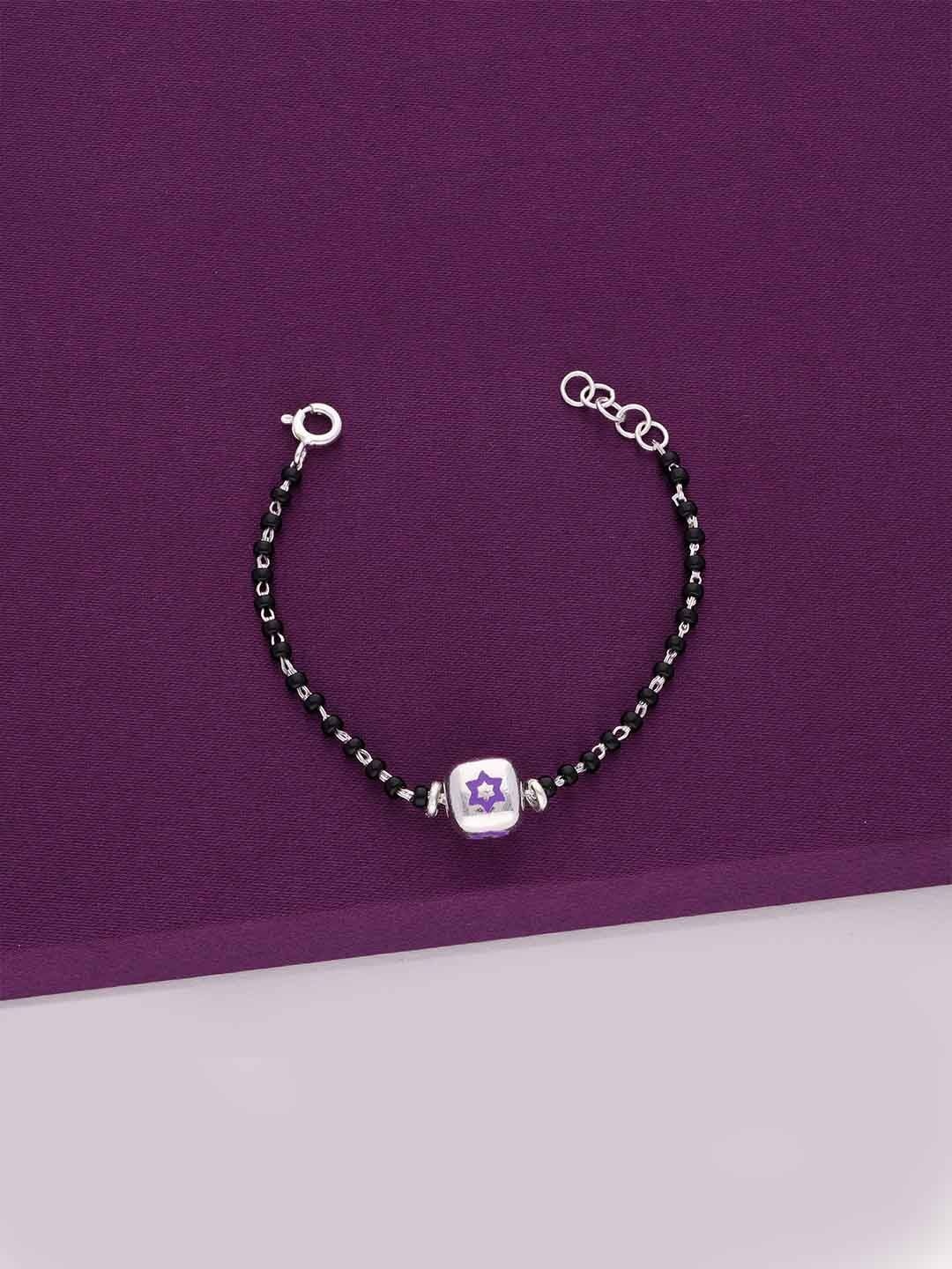 

KAI JEWEL Kids Sterling Silver Rhodium-Plated Wraparound Bracelet