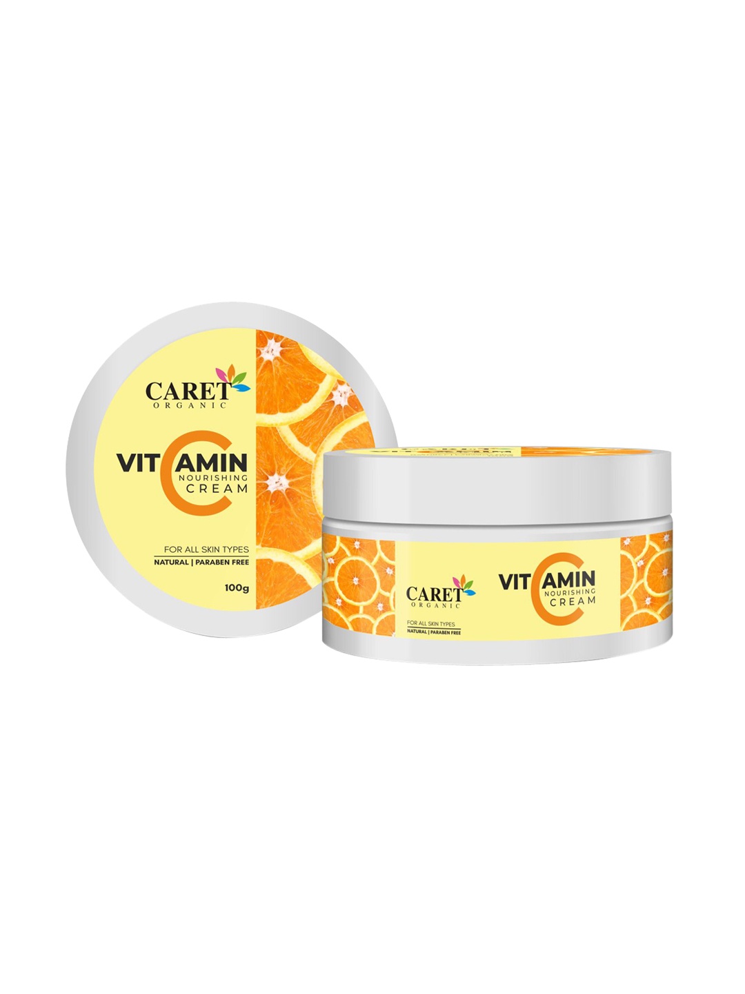 

CARET ORGANIC Haldi & Chandan Ubtan Face Pack & Vitamin C Cream 100 g Each, White