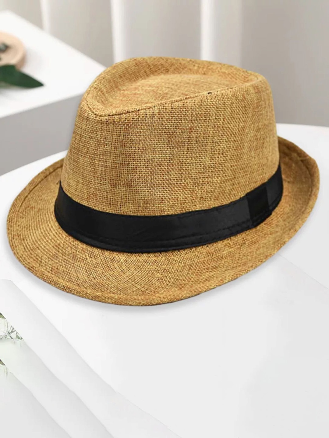 

Infispace Women Beige Solid Fedora Hat