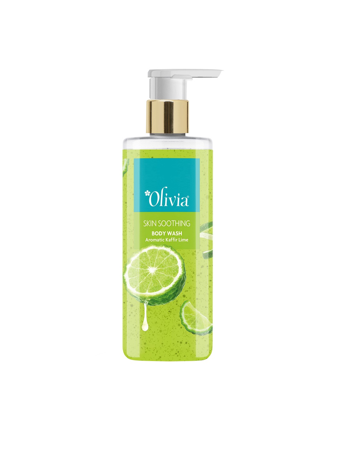 

Olivia Skin Soothing Body Wash With Aromatic Kaffir Lime -250ml, Green