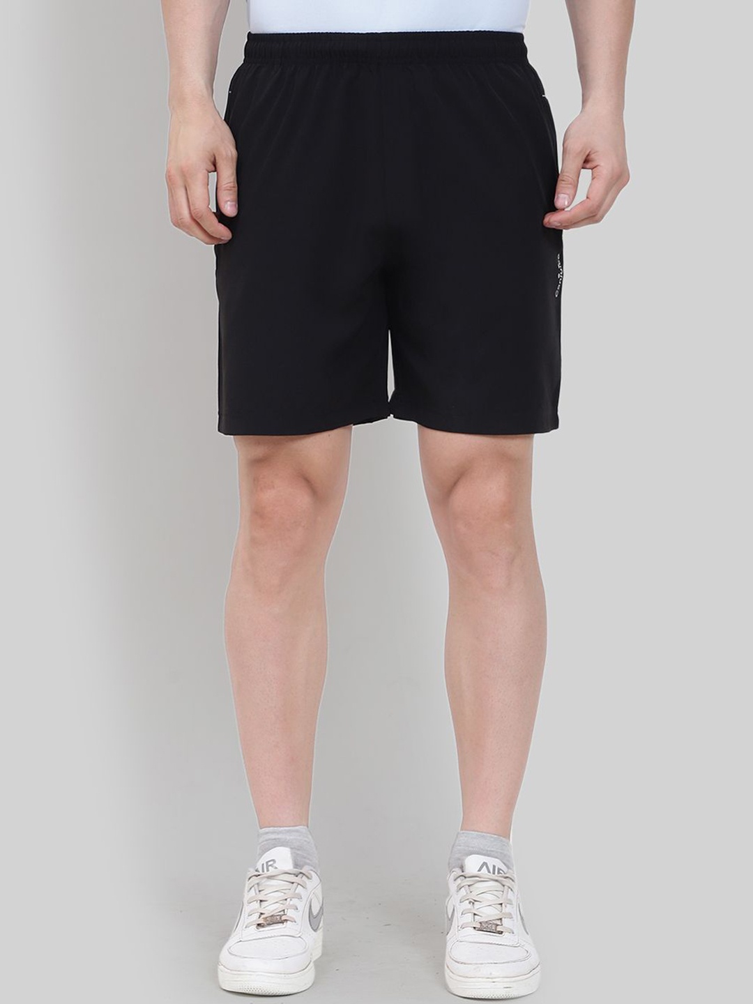 

Canjuice Men Training or Gym Sports Shorts, Black
