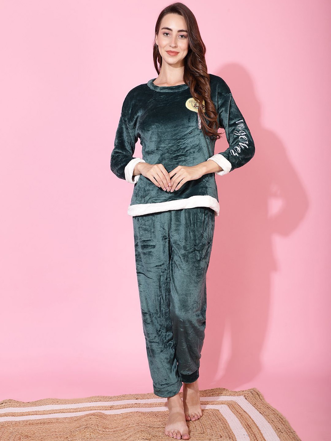 

TAG 7 Women Night suit, Green