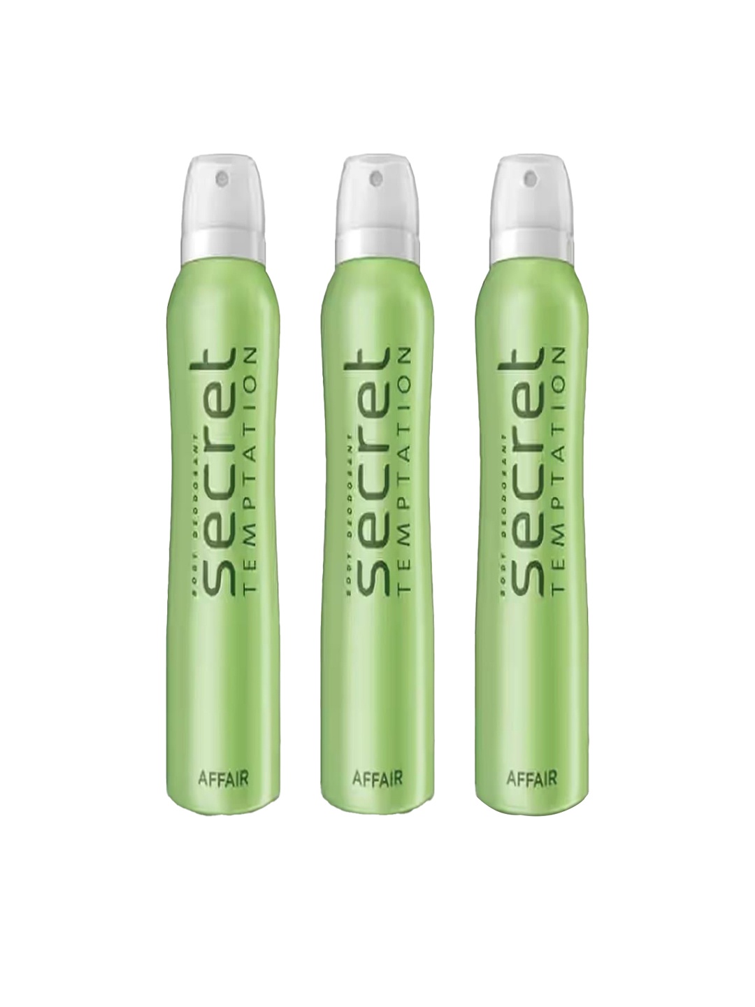 

Secret Temptation Women Set Of 3 Affair Deodorant Body Spray -150 ml Each, Red