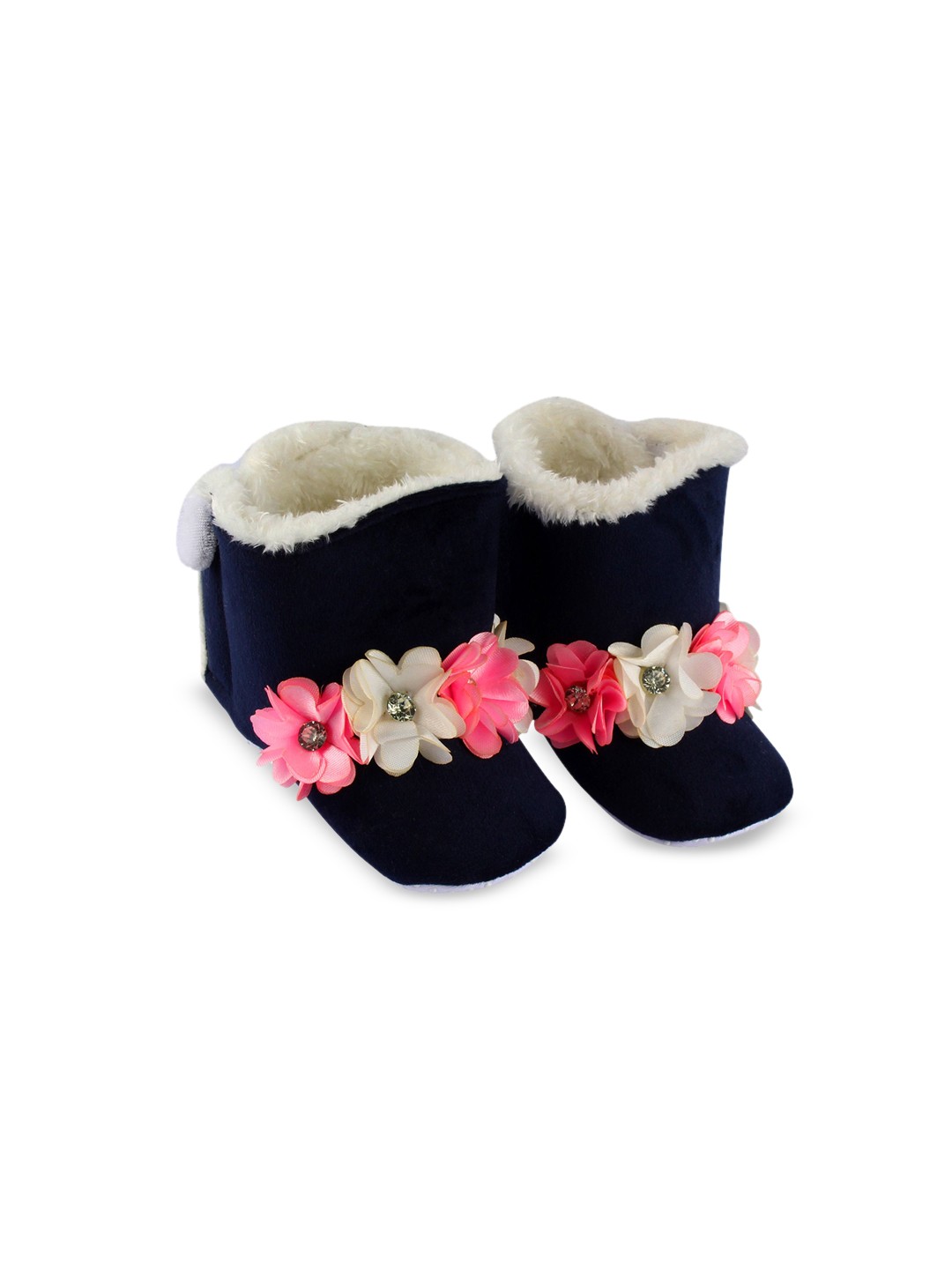 

Daizy Kids Girls Soft Long Booties, Navy blue