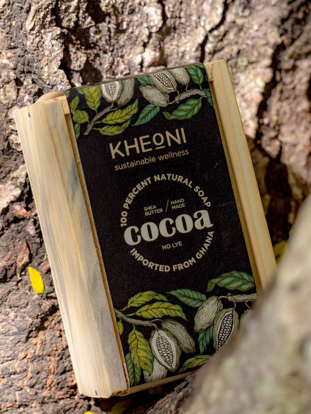 

Kheoni 100% Natural Cocoa Soap- 150 g, Brown