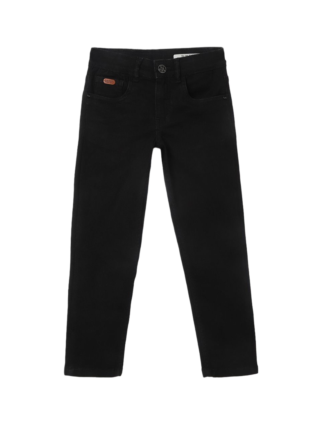 

Blue Giraffe Boys Slim Fit Stretchable Jeans, Black