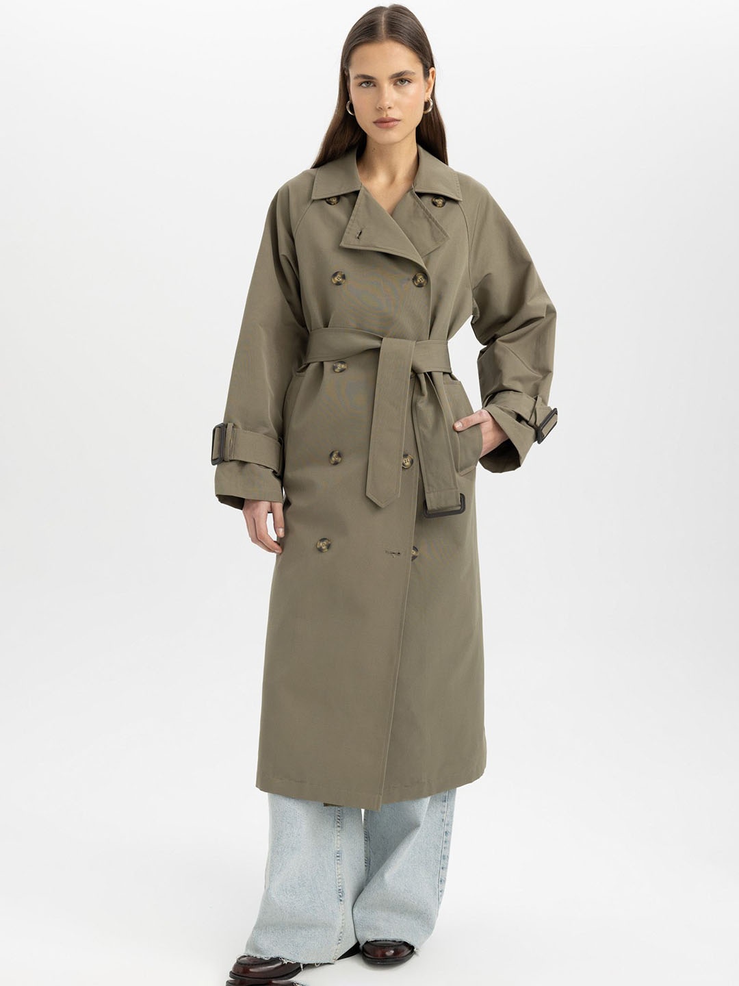 

DeFacto Women Longline Tailored Jacket, Na