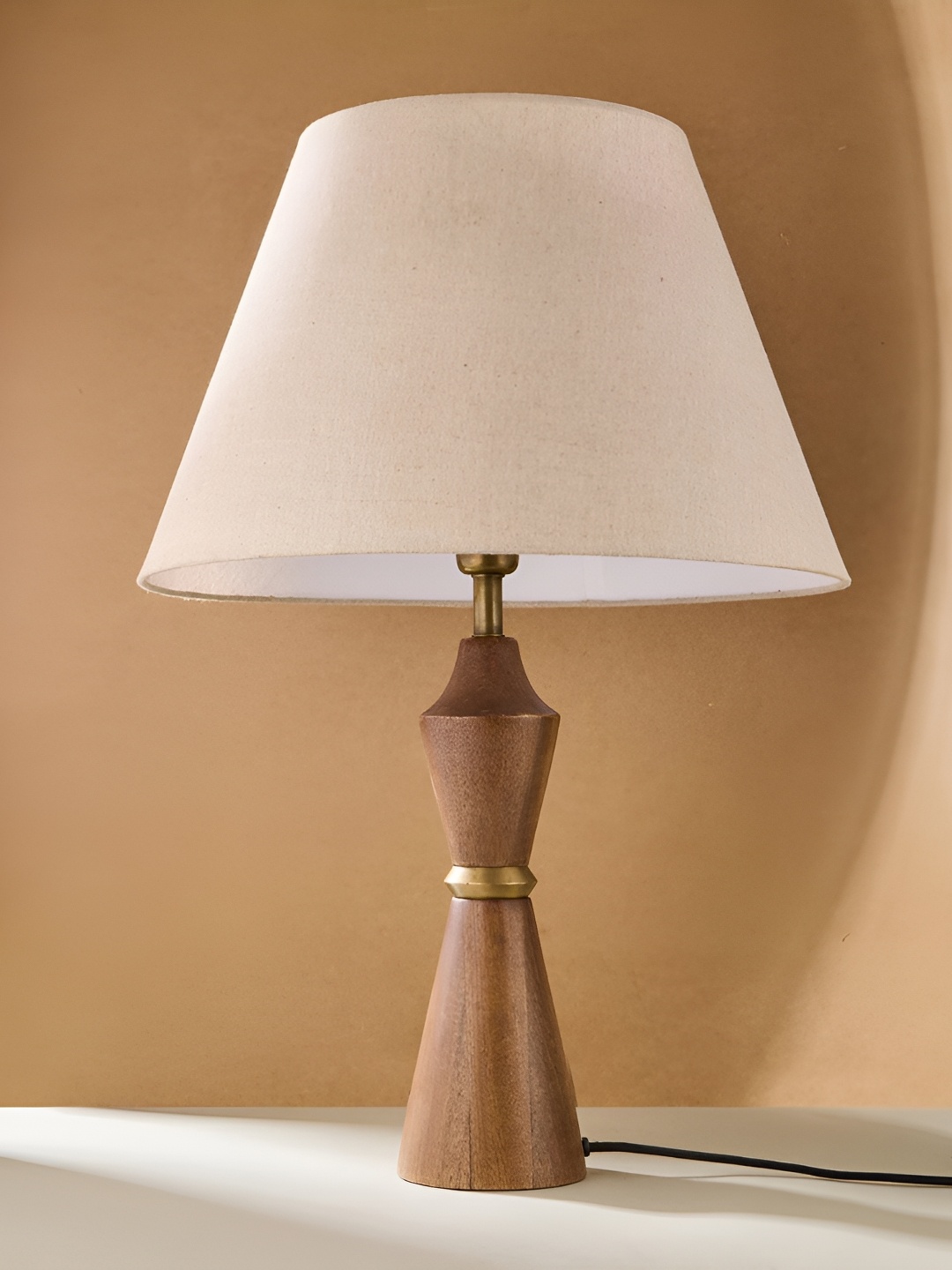 

Fabindia Natural Cotton Basix Tapered Drum Lampshade, Beige