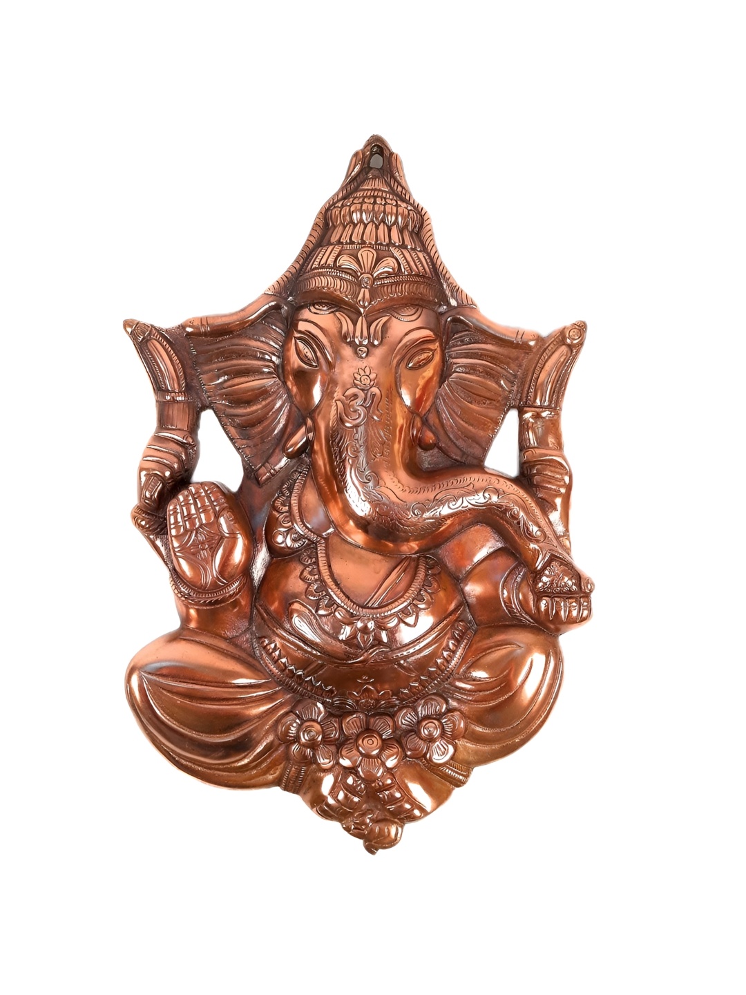 

apka mart Copper Toned Ganesh Hanging Wall Decor