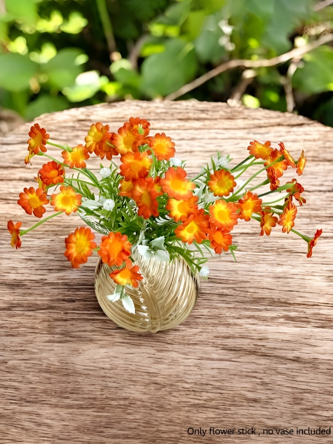 

Art Street 20 Heads Artificial Orange Daisy Flower and Floral Bunch