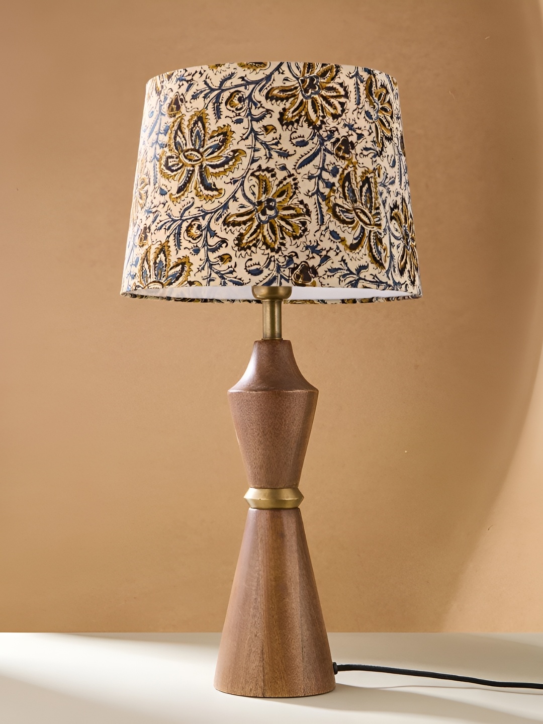 

Fabindia Multi Cotton Arpit Tapered Drum Lampshade, Beige