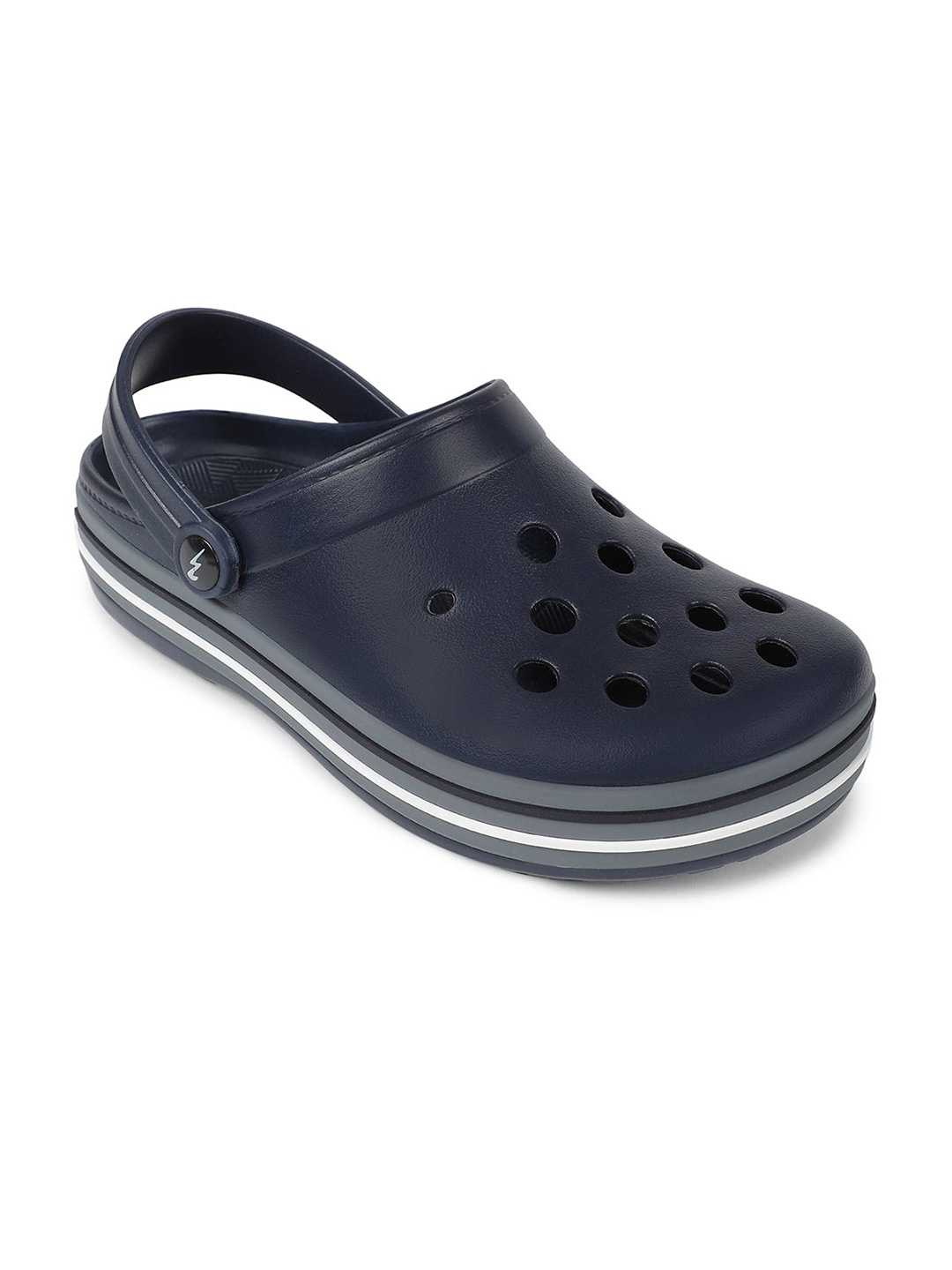 

Campus Men Self Design Clogs, Navy blue