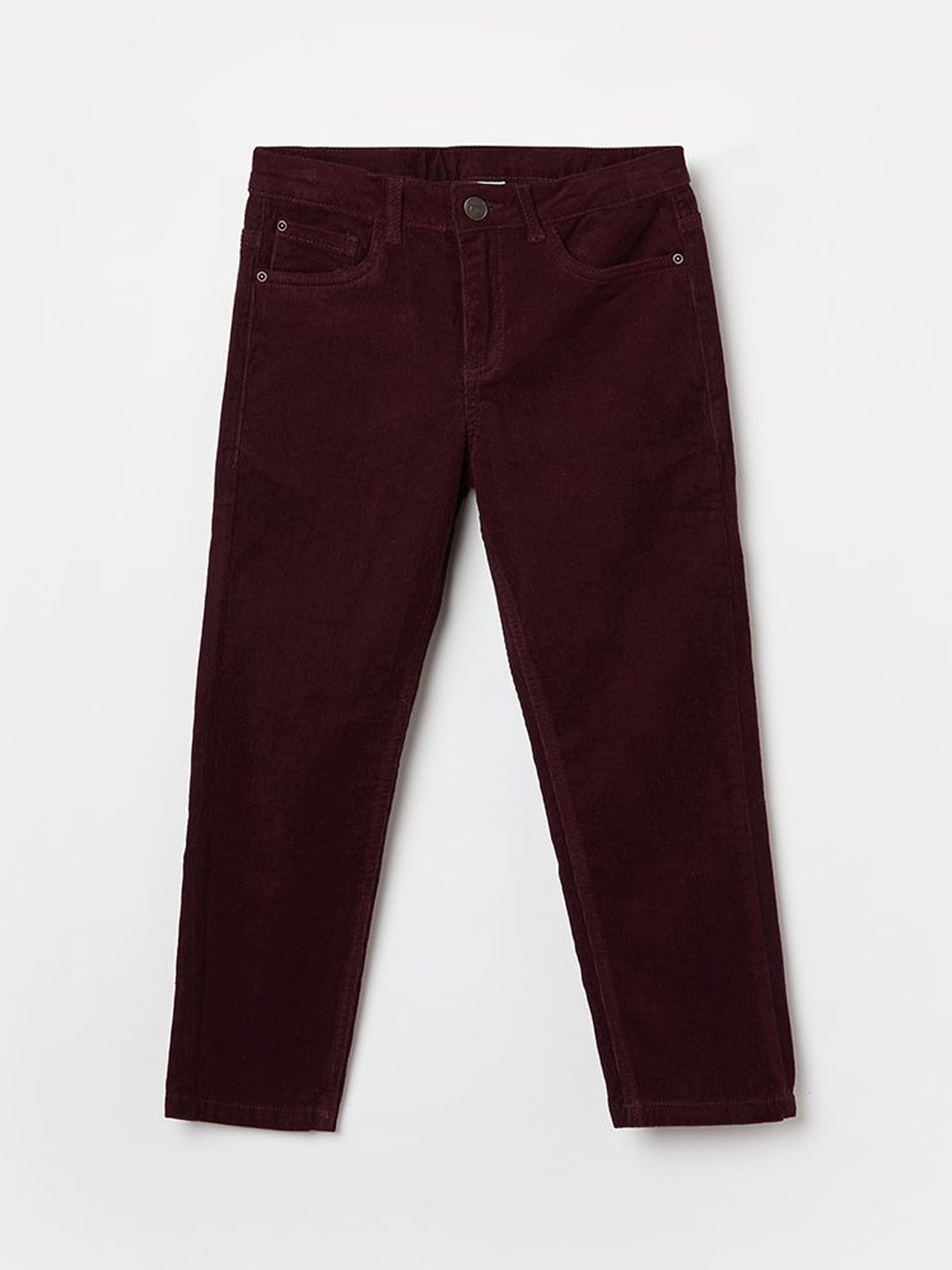 

Fame Forever by Lifestyle Boys Solid Regular Trousers, Red