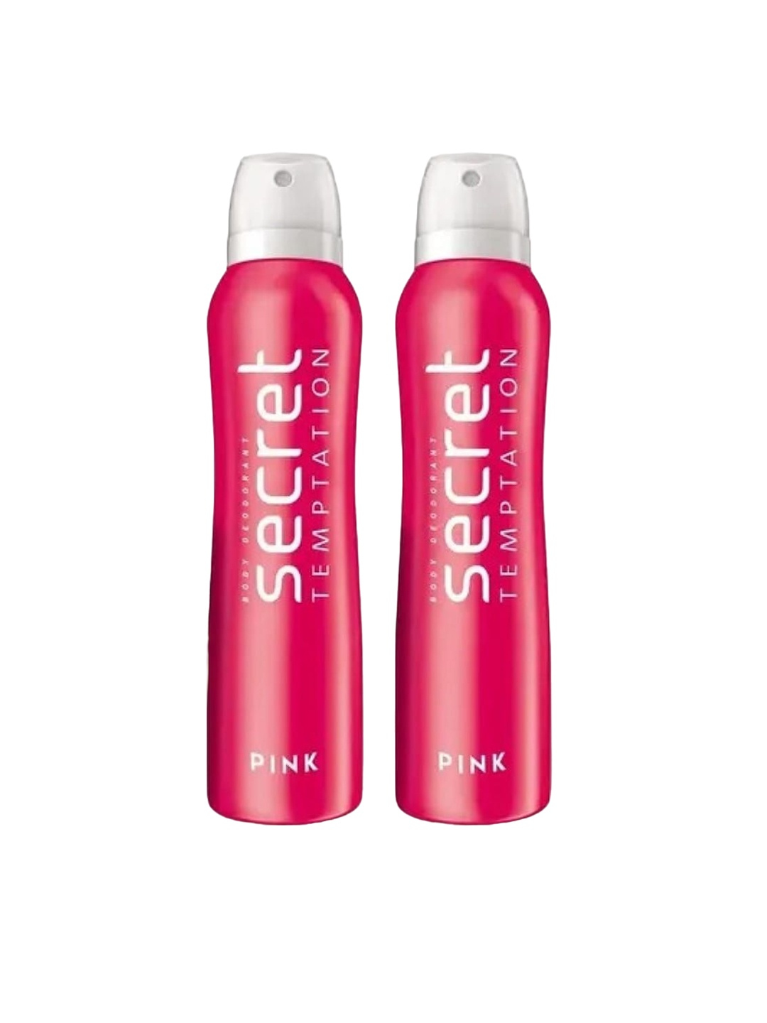 

Secret Temptation Women Set Of 2 Pink Deodorant Body Spray -150 ml Each, Red