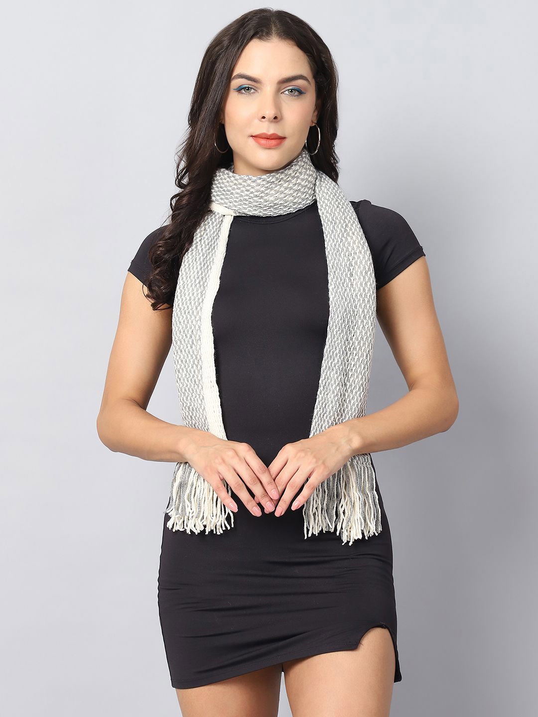 

ELLIS Women Acrylic Mufflers, White
