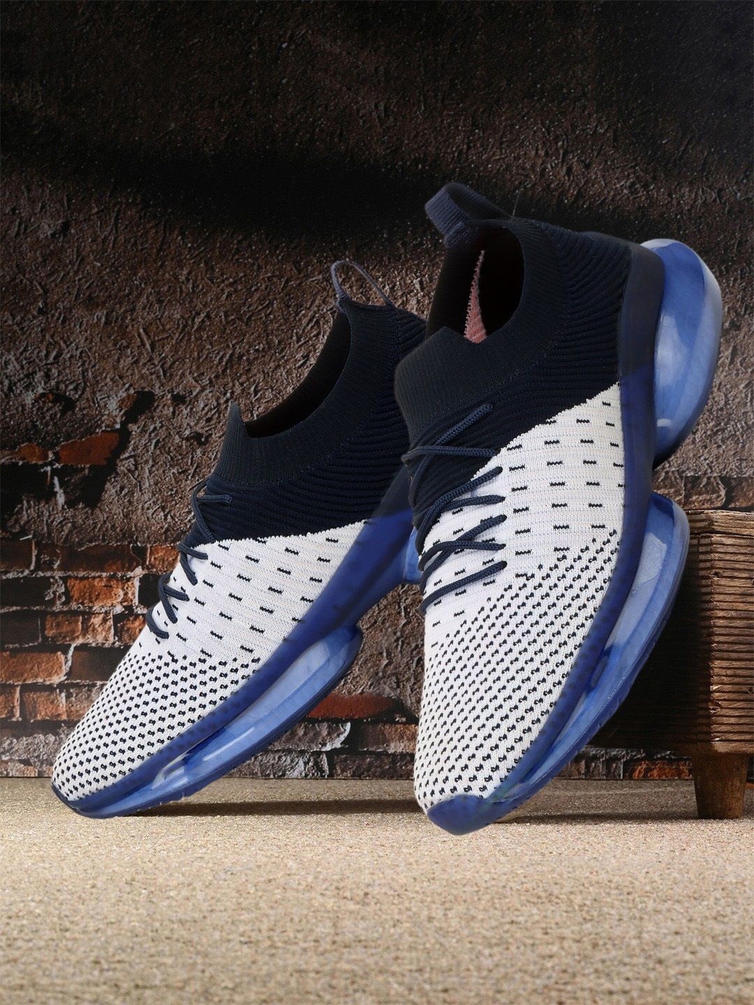 

Killer Men Woven Design Sneakers, Navy blue