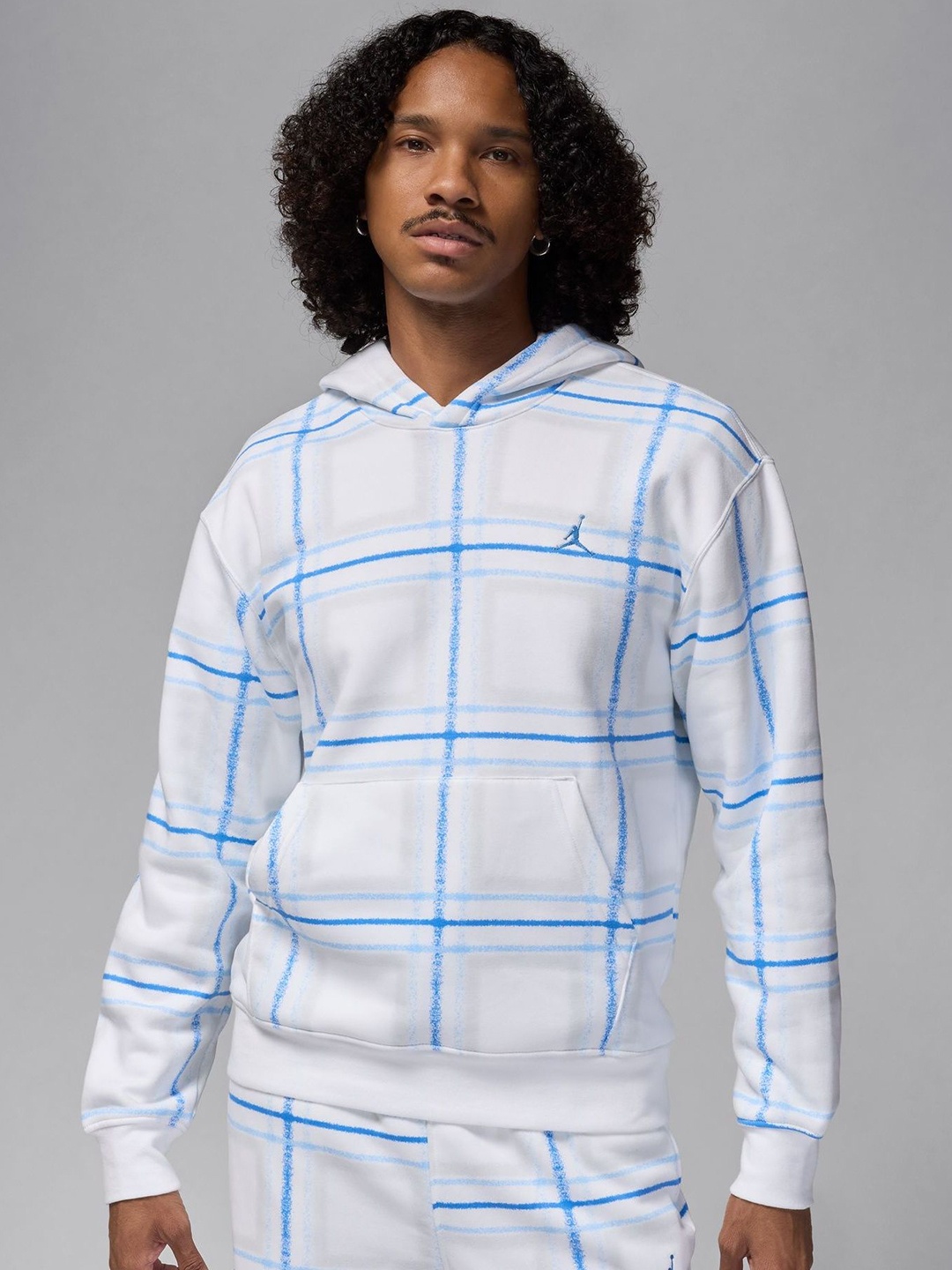 

Nike Jordan Men Cotton Hooded Pullover, White