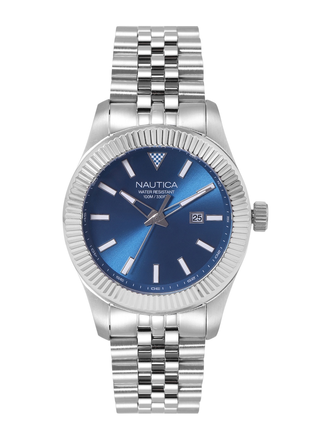

Nautica Men Dial & Bracelet Style Straps Analogue Watch NAPPBS248, Blue