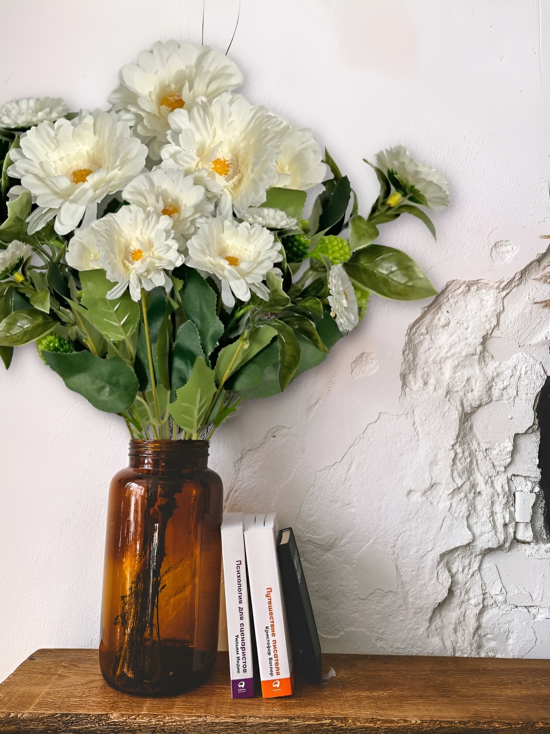 

ARTSY White 2 Pieces Jasmine Artificial Flower