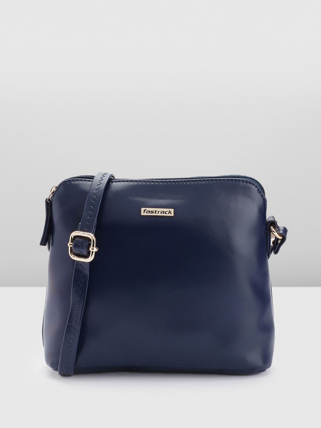 

Fastrack Structured Sling Bag, Navy blue