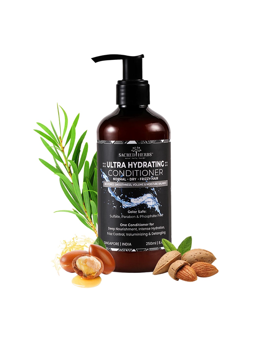 

SACRED HERBS Ultra Hydrating Conditioner For Dry & Frizzy Hair - 250 ml, White