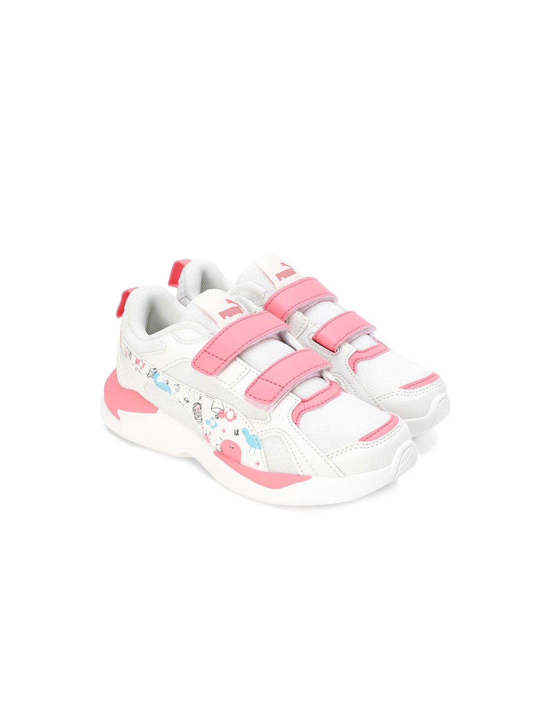 

Puma Kid's Colourblocked Shoes, White
