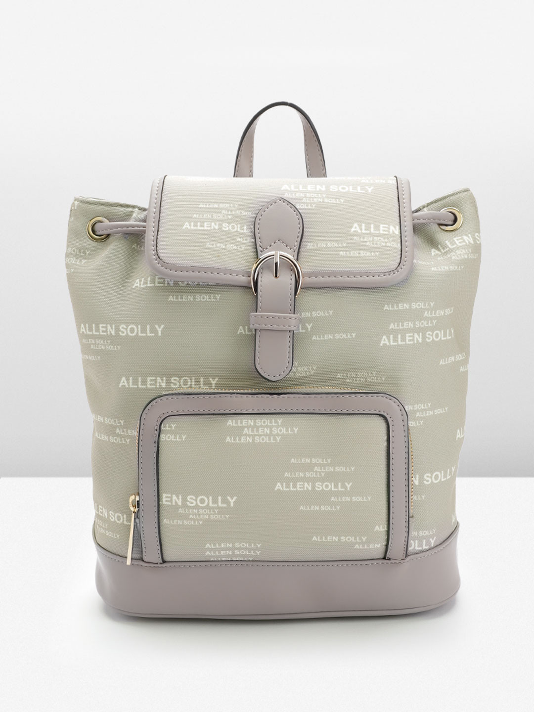 

Allen Solly Women Brand Logo Printed Backpack, Grey