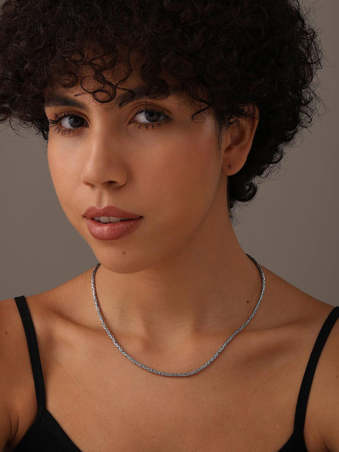 

LeCalla Unisex 925 Sterling Silver-Plated Necklace