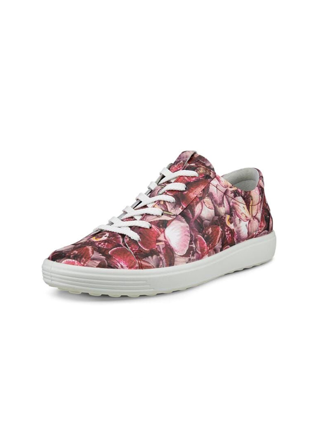 

Ecco Women Soft 7 Leather Sneakers, Pink
