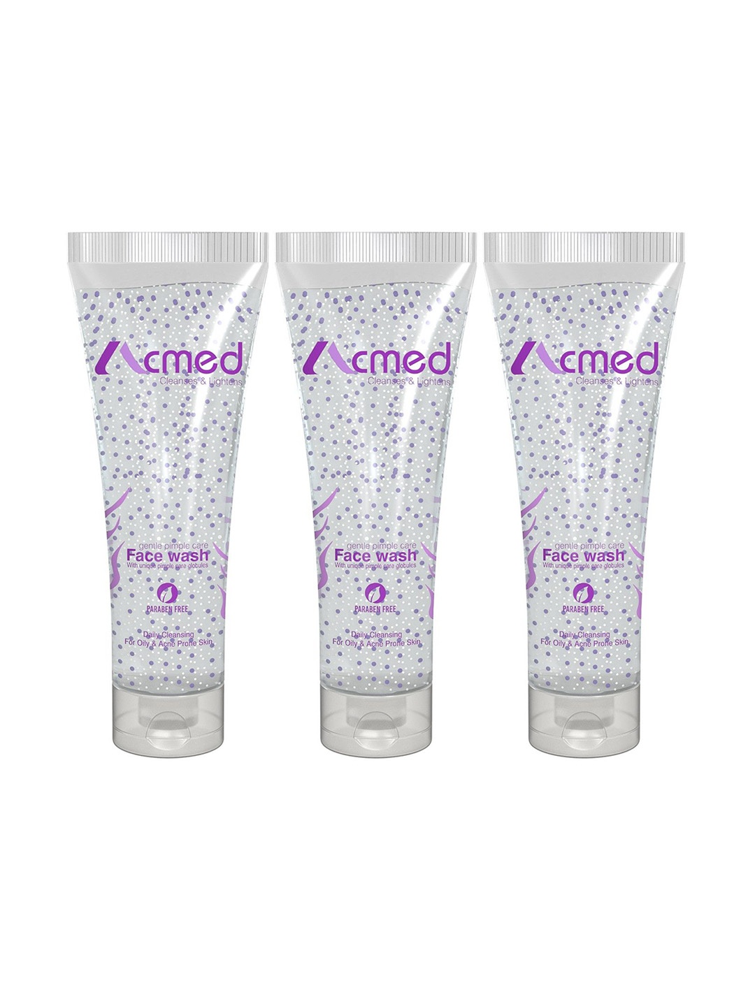 

ACMED Set Of 3 Gentle Pimple Care Face Wash - 70 g Each, Na