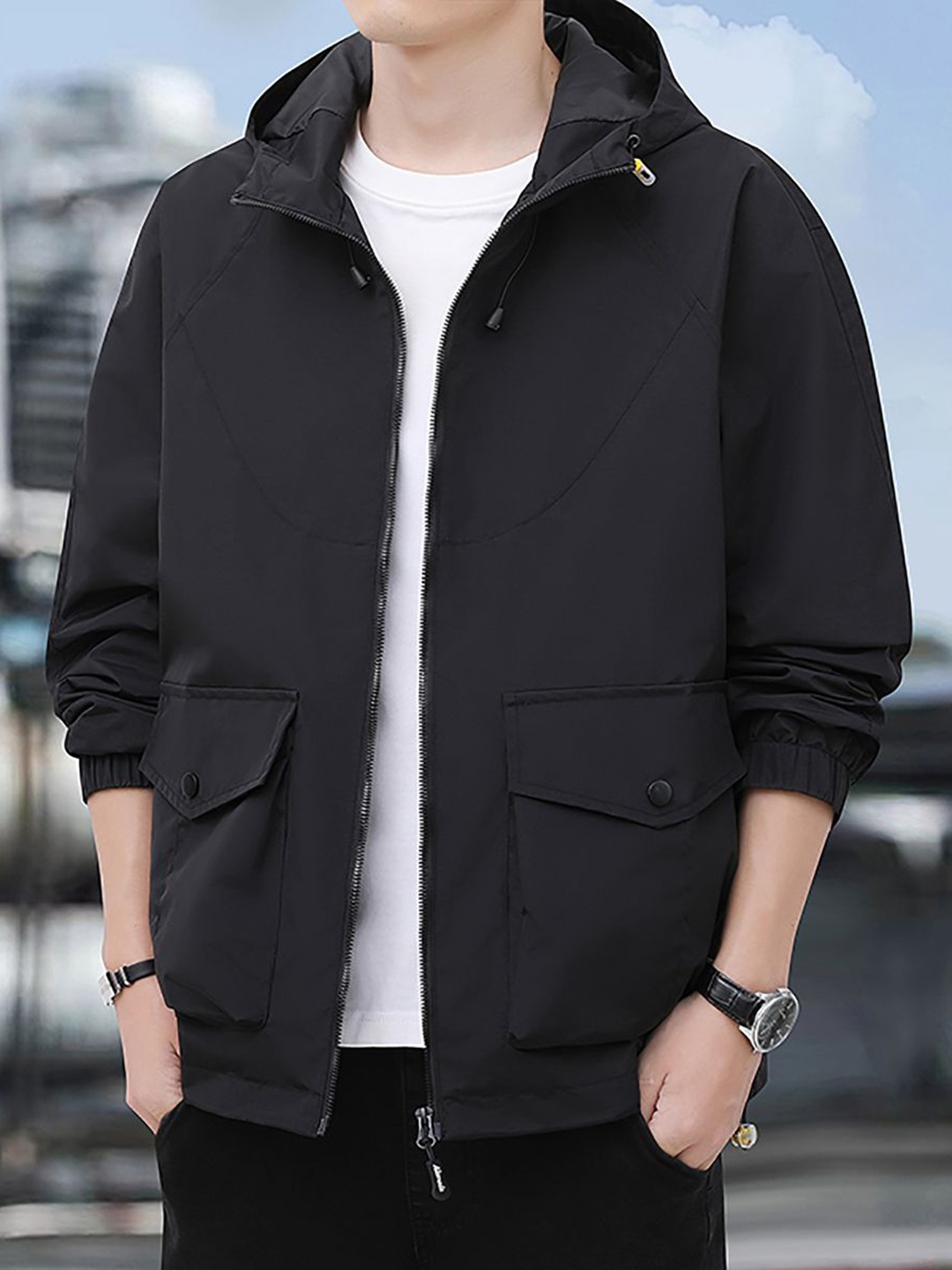 

StyleCast x Revolte Men Puffer Jacket, Black