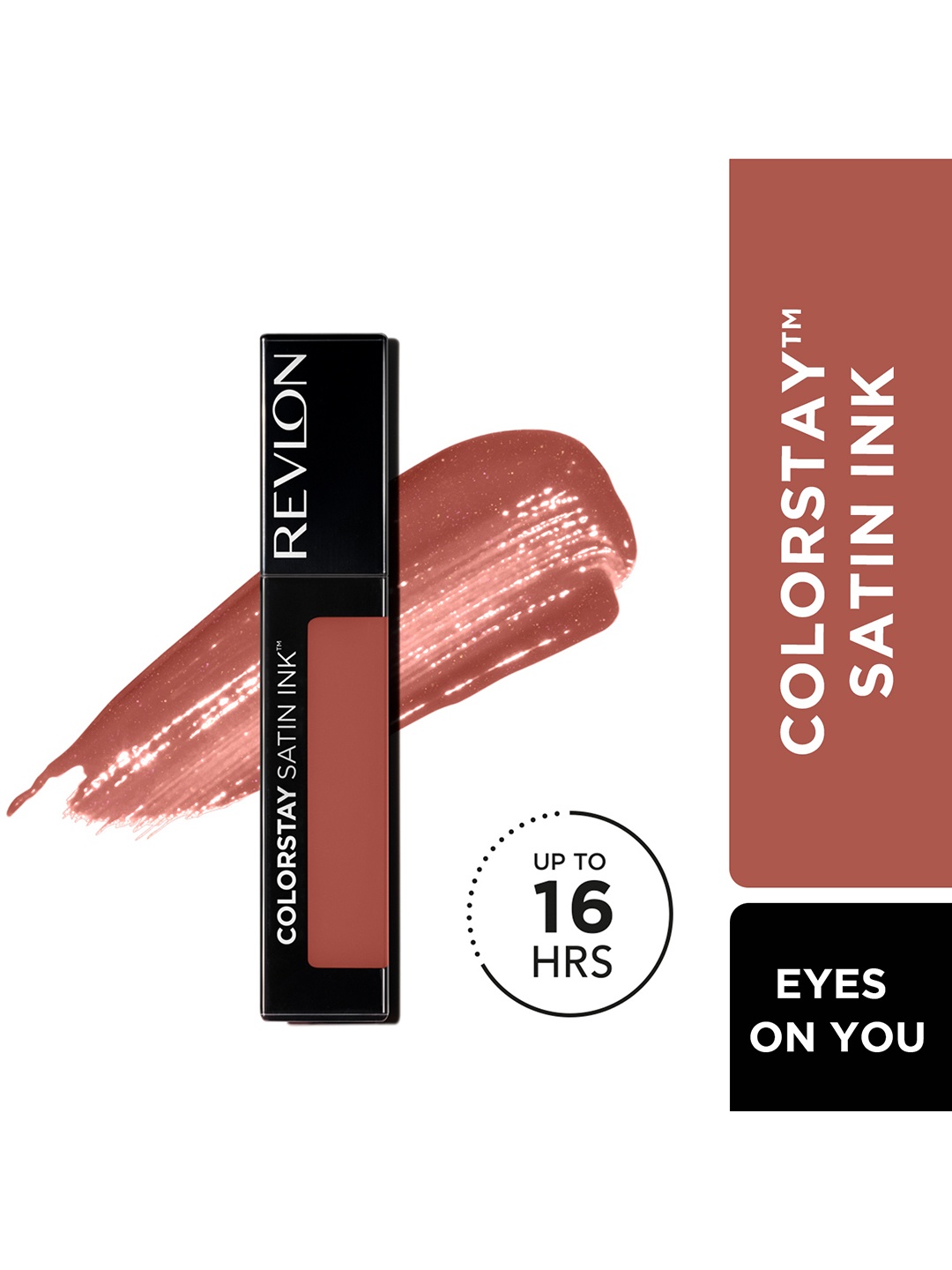 

Revlon Colorstay Satin Ink Liquid Lip Color with Vitamin E 5ml - Eyes On You 006, Nude