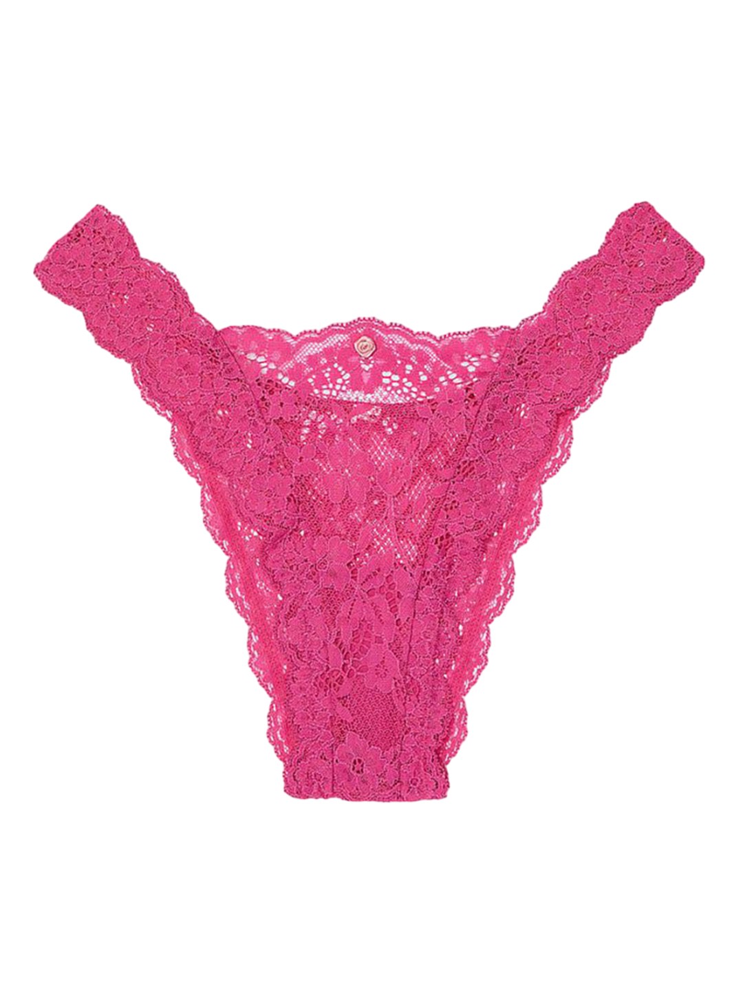 

Victoria's Secret Self-Design Lace Bikini Briefs 1125066082S5, Pink