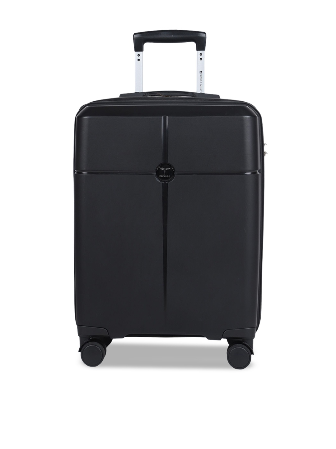 

Impulse Berlin Textured Medium Hard-Sided Trolley Bag, Black